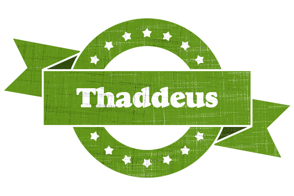 Thaddeus natural logo