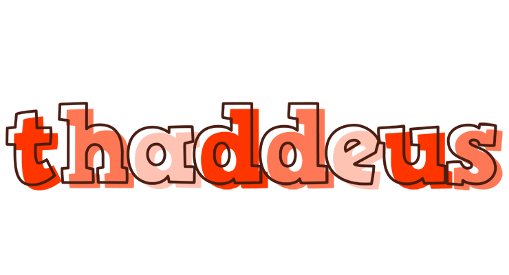 Thaddeus paint logo