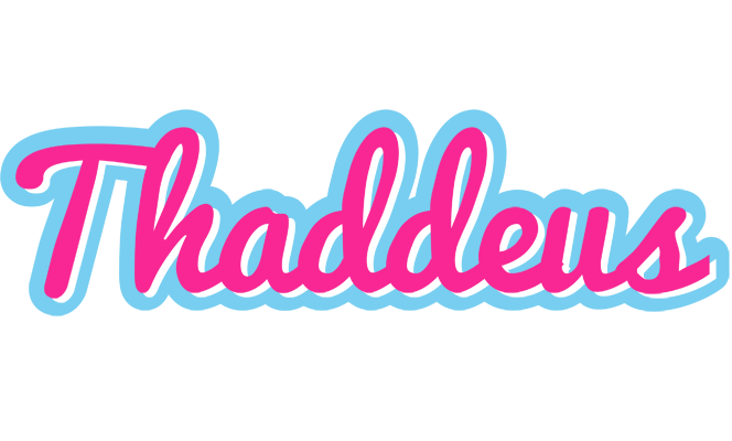 Thaddeus popstar logo