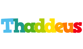 Thaddeus rainbows logo