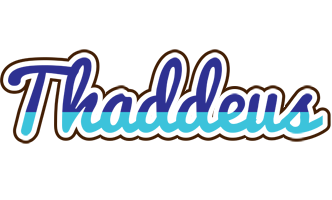 Thaddeus raining logo