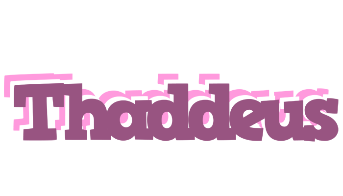 Thaddeus relaxing logo