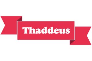 Thaddeus sale logo