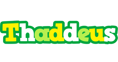 Thaddeus soccer logo