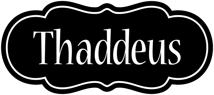 Thaddeus welcome logo