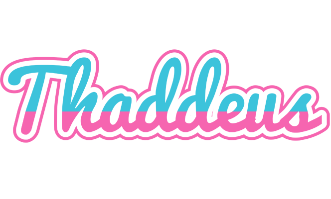 Thaddeus woman logo