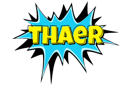 Thaer amazing logo