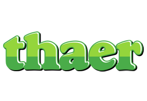 Thaer apple logo