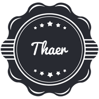 Thaer badge logo