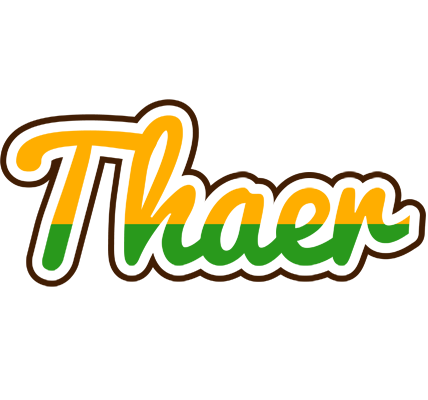 Thaer banana logo