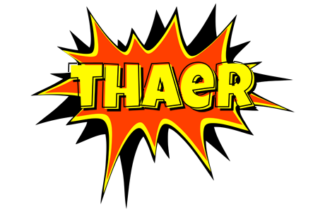 Thaer bazinga logo