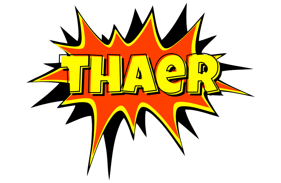 Thaer bazinga logo
