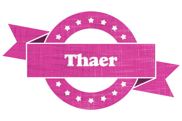 Thaer beauty logo