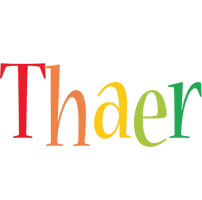 Thaer birthday logo