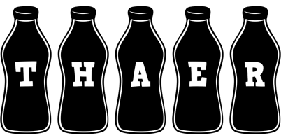 Thaer bottle logo