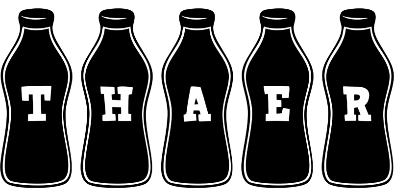 Thaer bottle logo