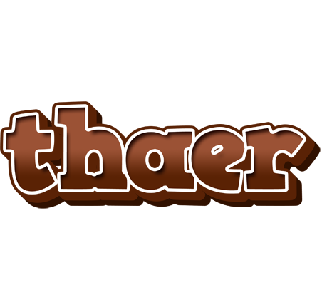 Thaer brownie logo