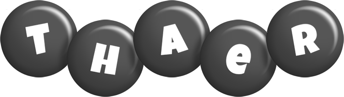 Thaer candy-black logo
