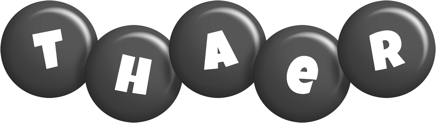 Thaer candy-black logo
