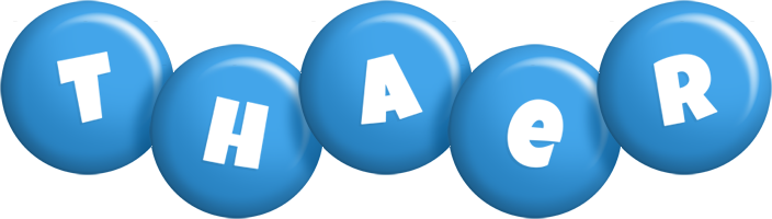 Thaer candy-blue logo