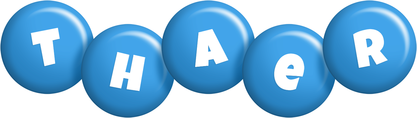 Thaer candy-blue logo