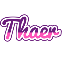 Thaer cheerful logo