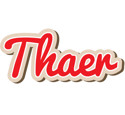 Thaer chocolate logo