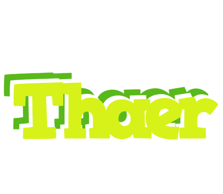 Thaer citrus logo