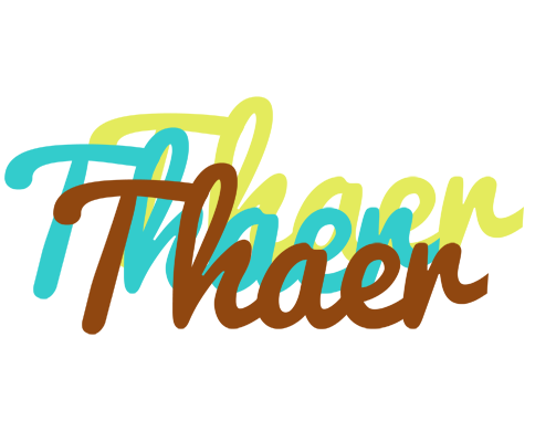 Thaer cupcake logo