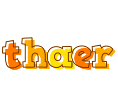 Thaer desert logo