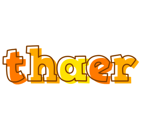 Thaer desert logo