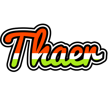 Thaer exotic logo