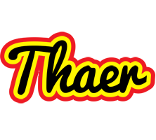 Thaer flaming logo