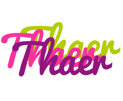 Thaer flowers logo