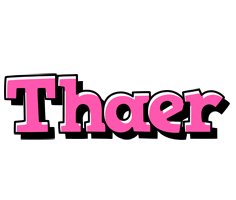 Thaer girlish logo