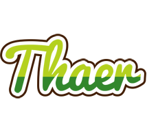 Thaer golfing logo