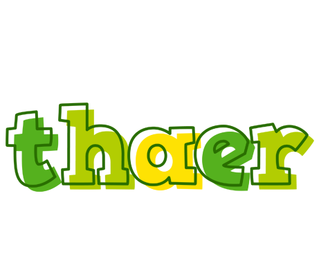 Thaer juice logo