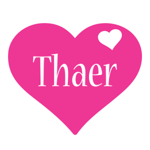 Thaer love-heart logo