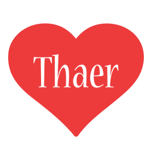 Thaer love logo