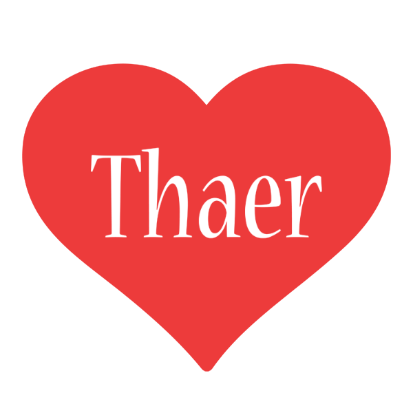 Thaer love logo