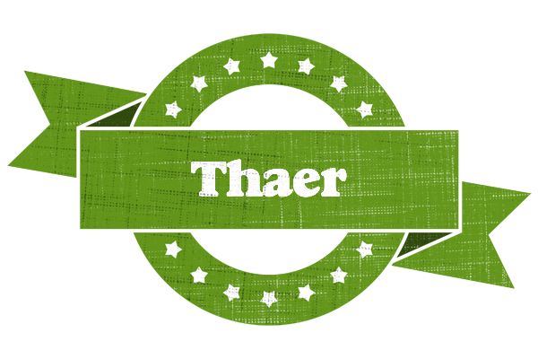 Thaer natural logo