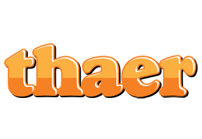 Thaer orange logo