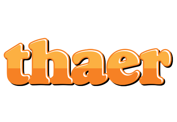 Thaer orange logo