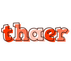 Thaer paint logo