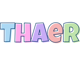 Thaer pastel logo
