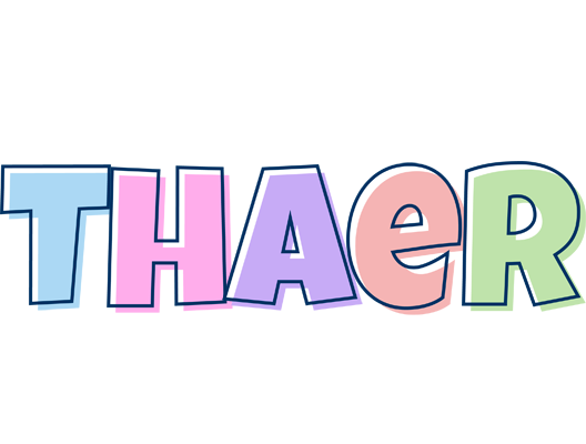 Thaer pastel logo