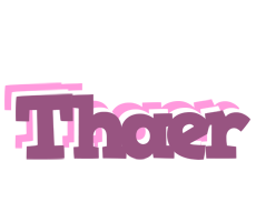 Thaer relaxing logo