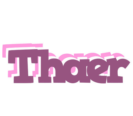 Thaer relaxing logo