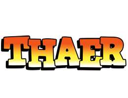 Thaer sunset logo