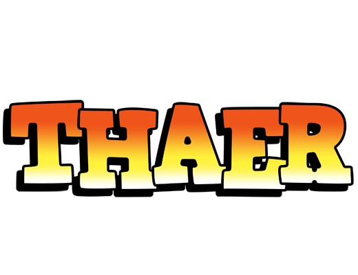 Thaer sunset logo
